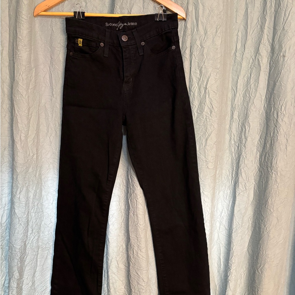 Second Yoga Jeans Black High-Waisted Jeans